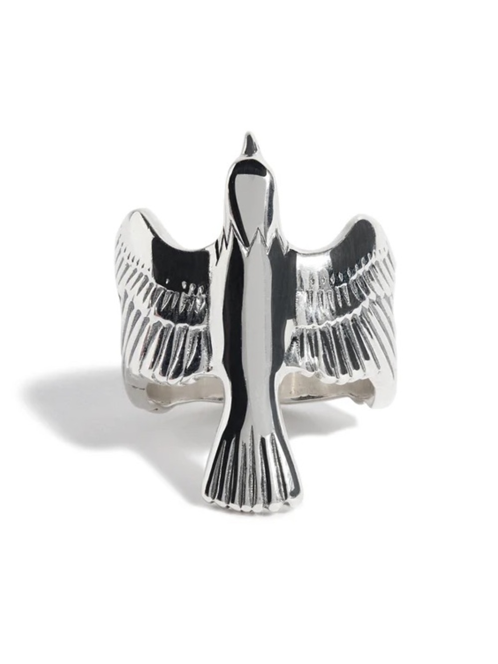 The Great Frog London Silver Soaring Eagle Ring